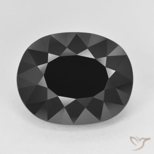 11.68ct Naturel Schorl Tourmaline, ovale, Opaque