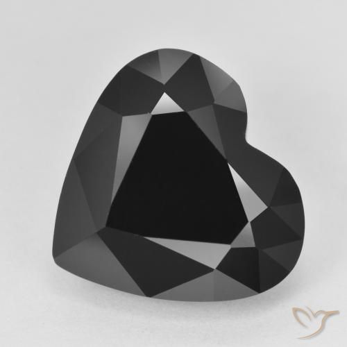 Tourmaline Schorl naturelle Cœur, 12.21 ct, Opaque