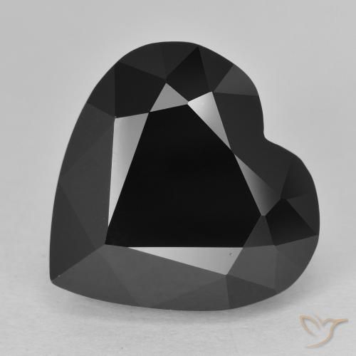 12.68ct Naturel Schorl Tourmaline, Cœur, Opaque