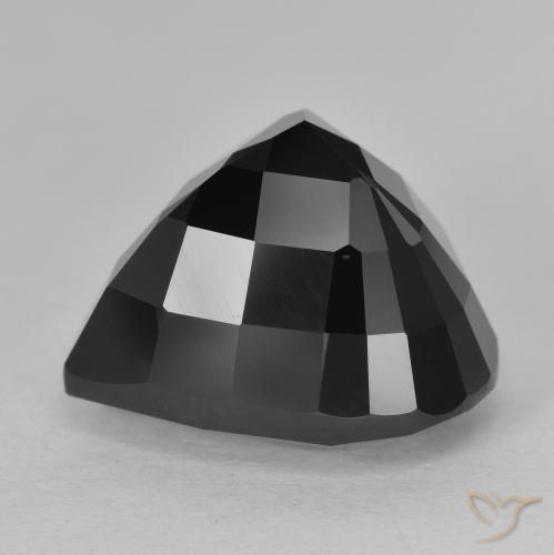 Tourmaline Schorl naturelle Cœur, 12.68 ct, Opaque