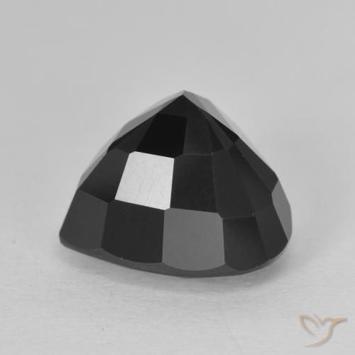 Tourmaline Schorl naturelle Cœur, 6.03 ct, Opaque