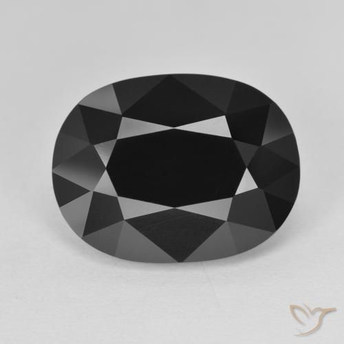 11.60ct Naturel Schorl Tourmaline, ovale, Opaque