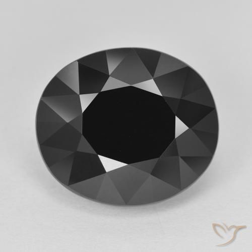 12.17ct Naturel Schorl Tourmaline, ovale, Opaque