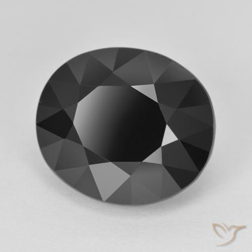 Tourmaline Schorl naturelle ovale, 12.17 ct, Opaque