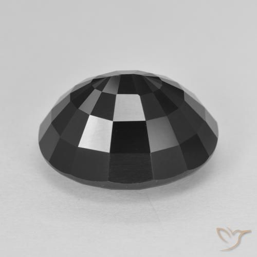 Tourmaline Schorl naturelle ovale, 12.17 ct, Opaque