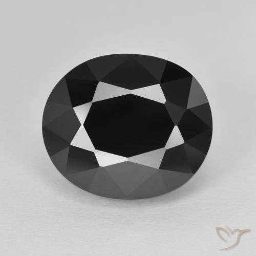 8.67ct Naturel Schorl Tourmaline, ovale, Opaque