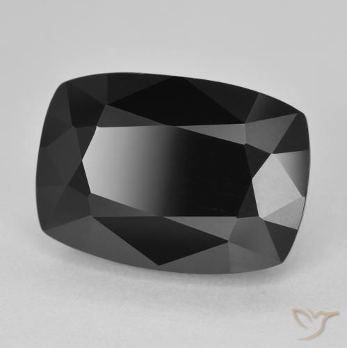Tourmaline Schorl naturelle Coussin, 11.42 ct, Opaque
