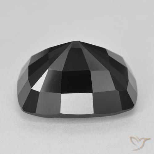 Tourmaline Schorl naturelle Coussin, 11.42 ct, Opaque