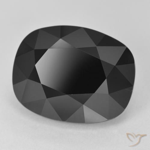 Tourmaline Schorl naturelle Coussin, 13.95 ct, Opaque
