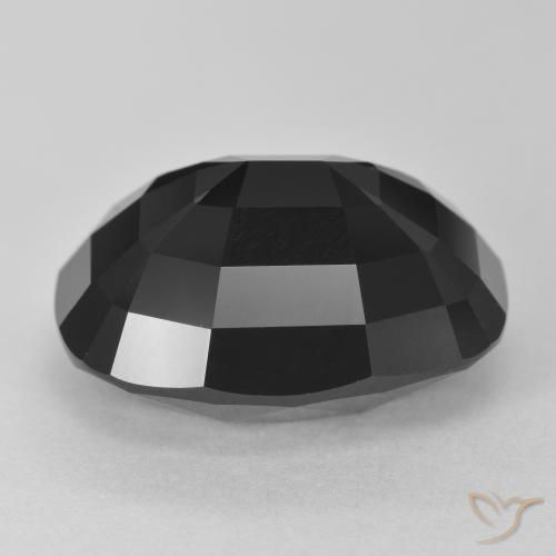 Tourmaline Schorl naturelle Coussin, 13.95 ct, Opaque