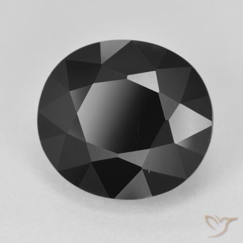 Tourmaline Schorl naturelle ovale, 8.99 ct, Opaque