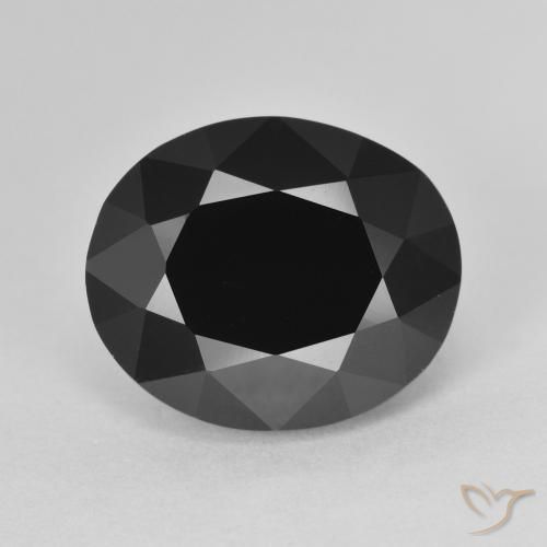 6.87ct Naturel Schorl Tourmaline, ovale, Opaque
