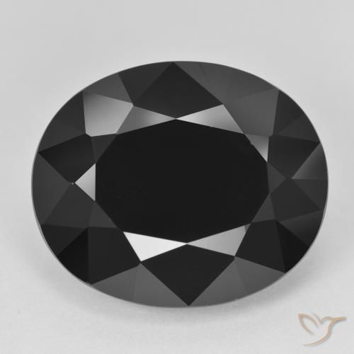 28.39ct Naturel Schorl Tourmaline, ovale, Opaque