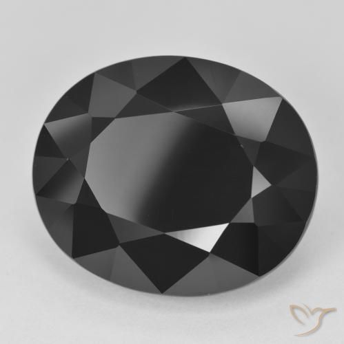 Tourmaline Schorl naturelle ovale, 28.39 ct, Opaque