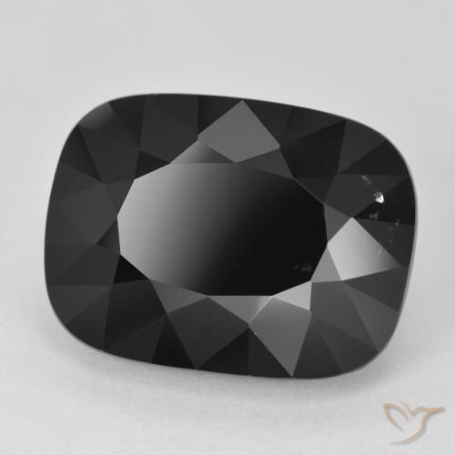 Tourmaline Schorl naturelle Coussin, 12.55 ct, Opaque