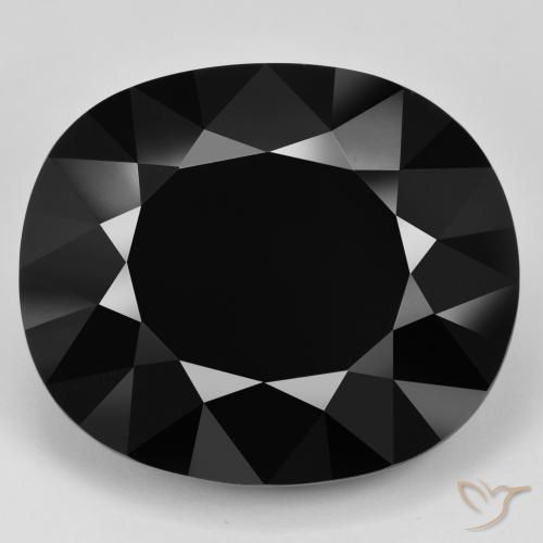 Tourmaline schorl naturelle coupe coussin, 91,06 ct, opaque