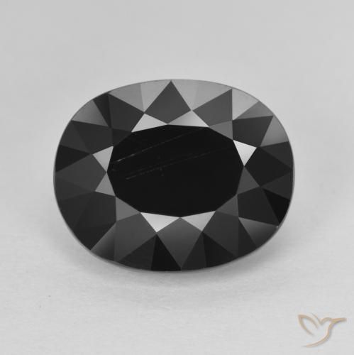 6.38ct Naturel Schorl Tourmaline, ovale, Opaque