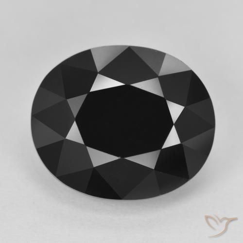 12.65ct Naturel Schorl Tourmaline, ovale, Opaque