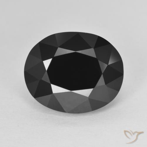 6.64ct Naturel Schorl Tourmaline, ovale, Opaque