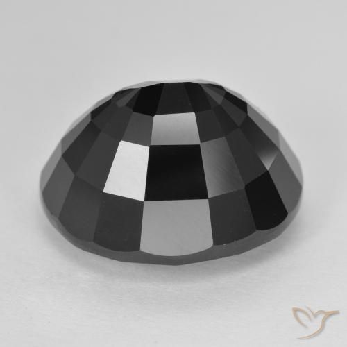 Tourmaline Schorl naturelle ovale, 16.70 ct, Opaque