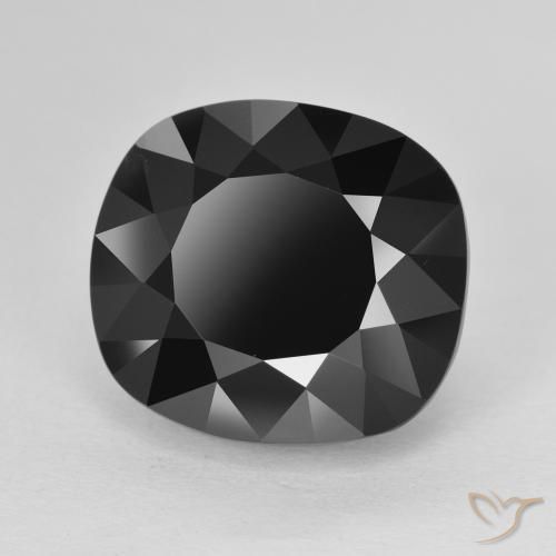 Tourmaline Schorl naturelle Coussin, 9.78 ct, Opaque