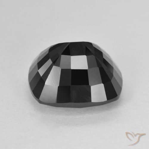 Tourmaline Schorl naturelle Coussin, 6.12 ct, Opaque