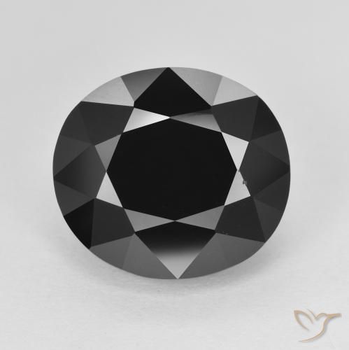 8.68ct Naturel Schorl Tourmaline, ovale, Opaque