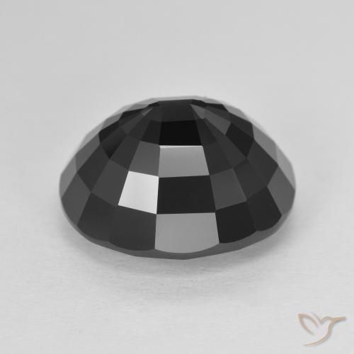 Tourmaline Schorl naturelle ovale, 8.68 ct, Opaque