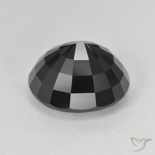 Tourmaline Schorl naturelle ovale, 6.75 ct, Opaque
