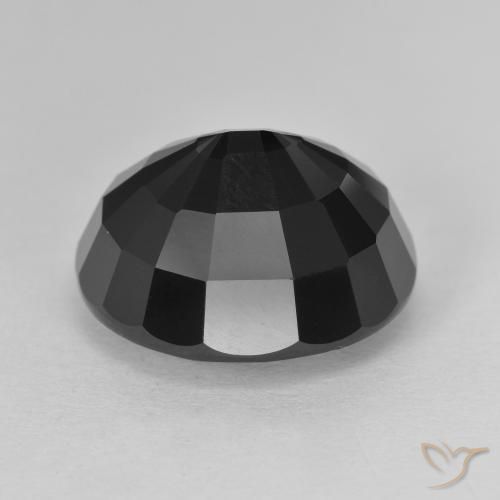 Tourmaline Schorl naturelle ovale, 10.46 ct, Opaque