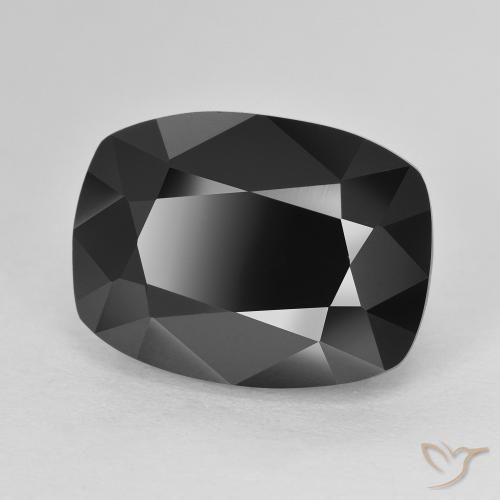 Tourmaline Schorl naturelle Coussin, 12.24 ct, Opaque