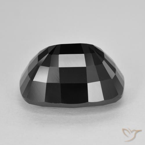 Tourmaline Schorl naturelle Coussin, 12.24 ct, Opaque