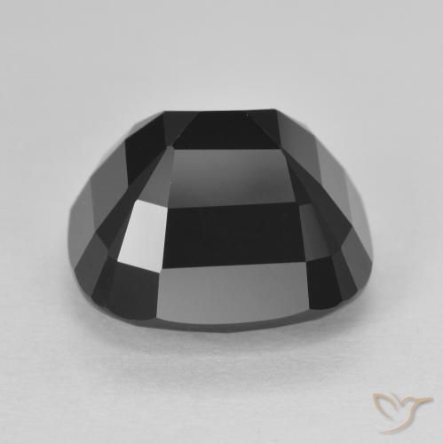 Tourmaline Schorl naturelle Coussin, 8.45 ct, Opaque