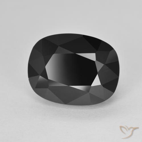 Tourmaline Schorl naturelle Coussin, 9.22 ct, Opaque