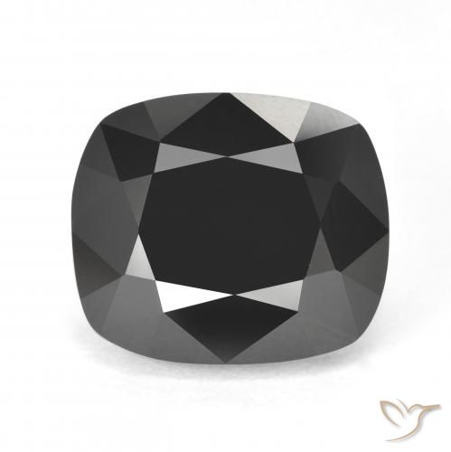 12.28ct Naturel Schorl Tourmaline, Coussin, Opaque