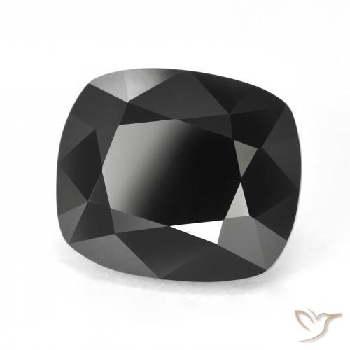 Tourmaline Schorl naturelle Coussin, 12.28 ct, Opaque