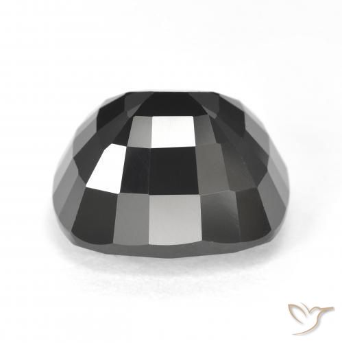 Tourmaline Schorl naturelle Coussin, 12.28 ct, Opaque