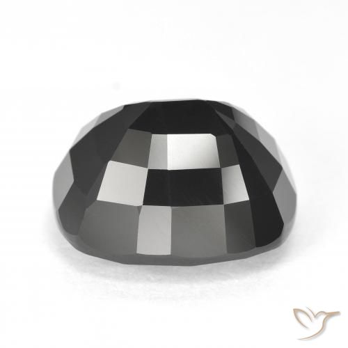 Tourmaline Schorl naturelle Coussin, 11.70 ct, Opaque