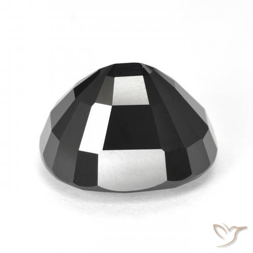 Tourmaline Schorl naturelle ovale, 10.90 ct, Opaque