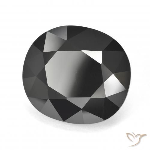 Tourmaline Schorl naturelle ovale, 18.63 ct, Opaque