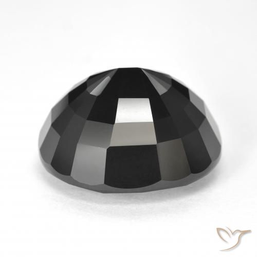 Tourmaline Schorl naturelle ovale, 18.63 ct, Opaque