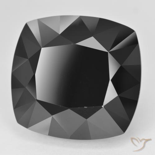 Tourmaline Schorl naturelle Coussin, 55.64 ct, Opaque