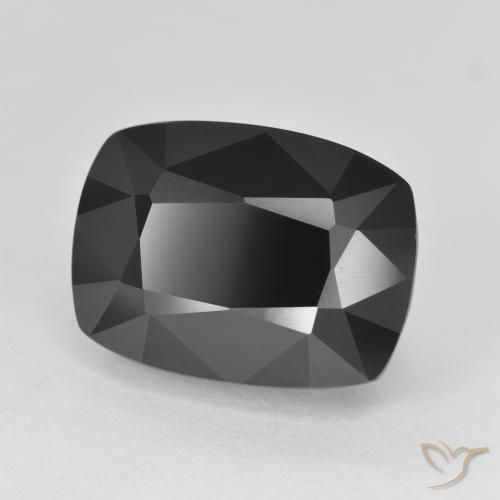 Tourmaline Schorl naturelle Coussin, 12.57 ct, Opaque