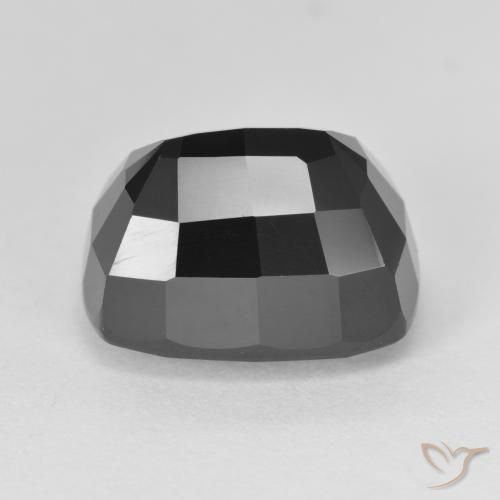 Tourmaline Schorl naturelle Coussin, 12.57 ct, Opaque