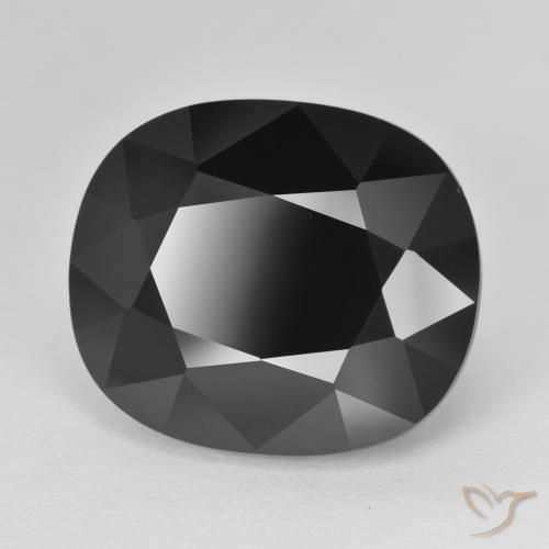 Tourmaline Schorl naturelle Coussin, 19.45 ct, Opaque