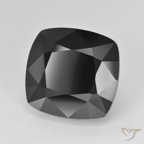Tourmaline Schorl naturelle Coussin, 17.86 ct, Opaque