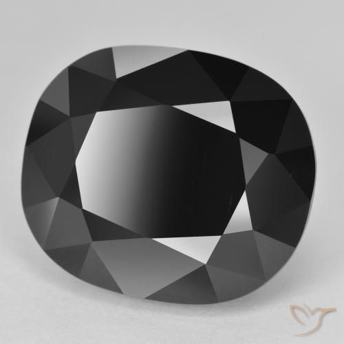 Tourmaline Schorl naturelle Coussin, 27.96 ct, Opaque