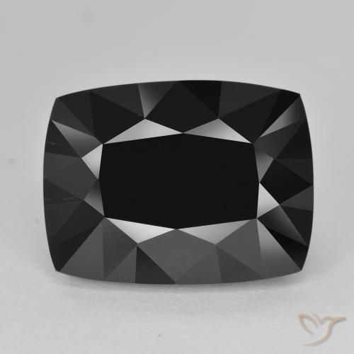 17.62ct Naturel Schorl Tourmaline, Coussin, Opaque