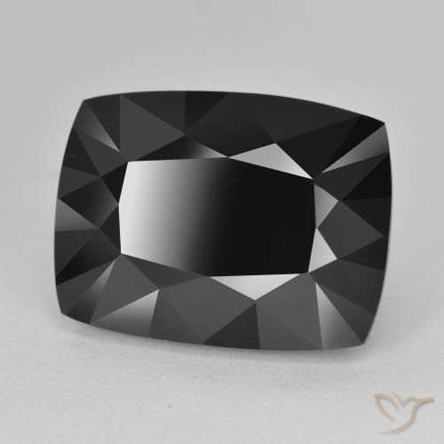 Tourmaline Schorl naturelle Coussin, 17.62 ct, Opaque