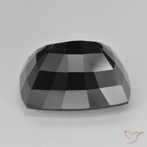 Tourmaline Schorl naturelle Coussin, 17.62 ct, Opaque